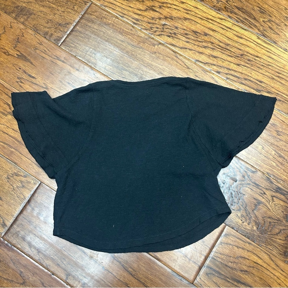 Madewell Texture & Thread Flutter-Sleeve Top - Picture 2 of 5